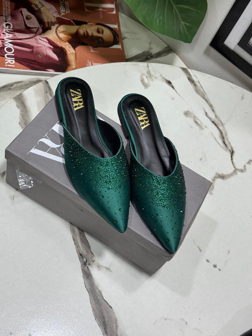 Zara stone Loafers