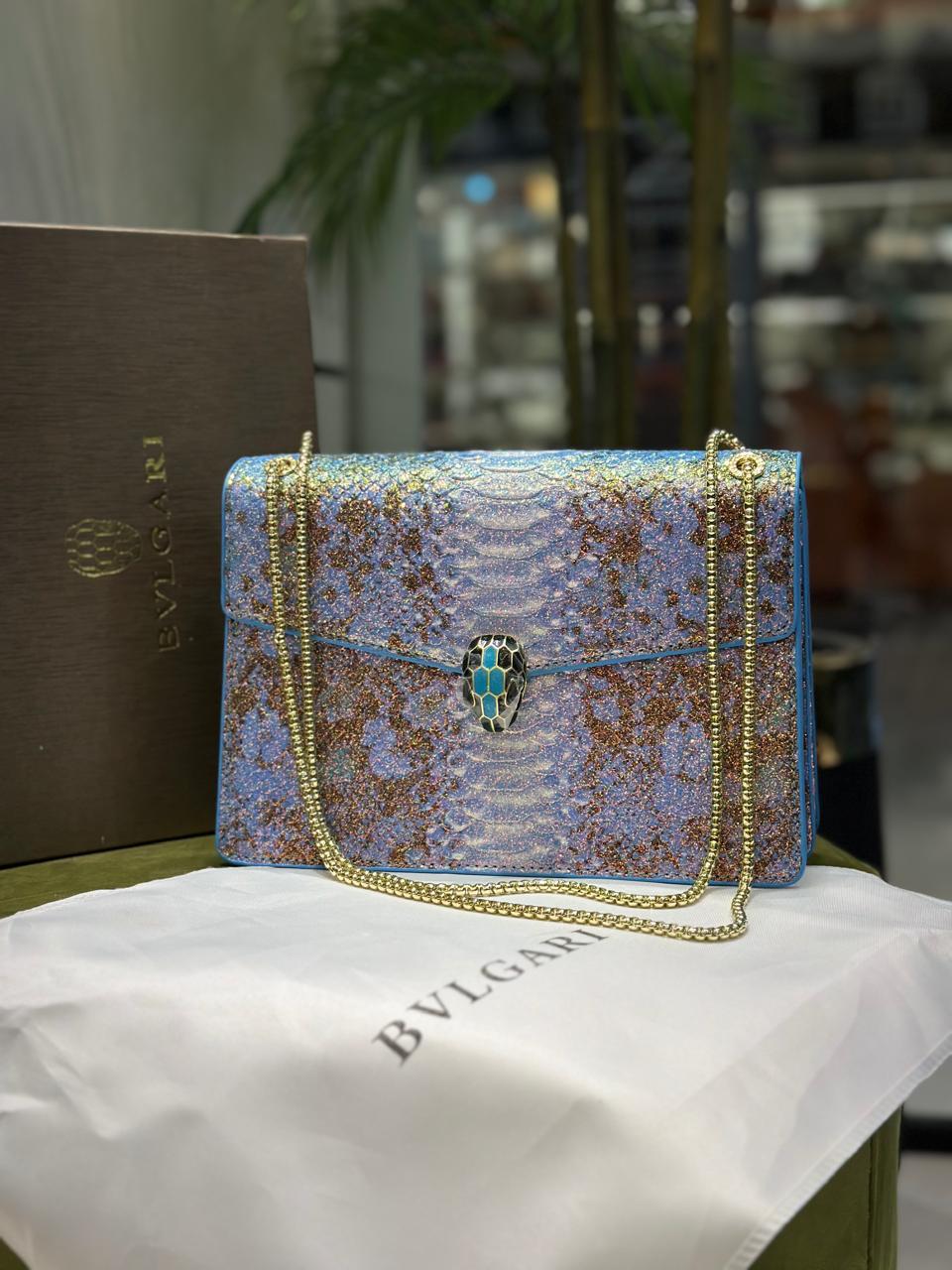 Bvlgari Snake Chain Crossbody Bag