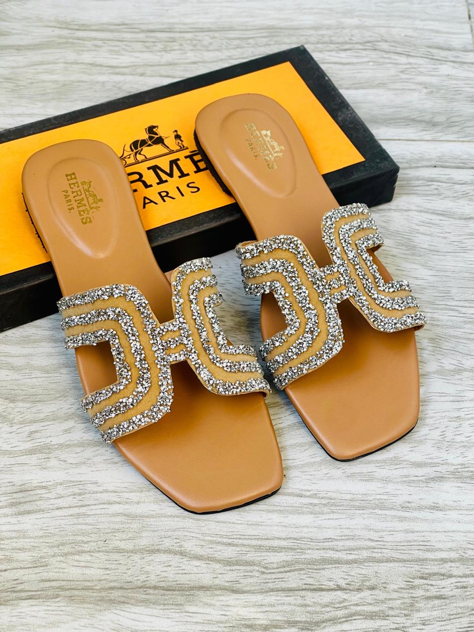 Hermes Oran Stone Flats