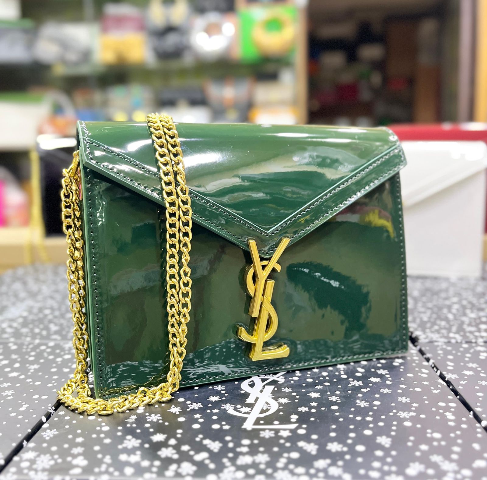 Saint Laurent Cassandra Patent Leather