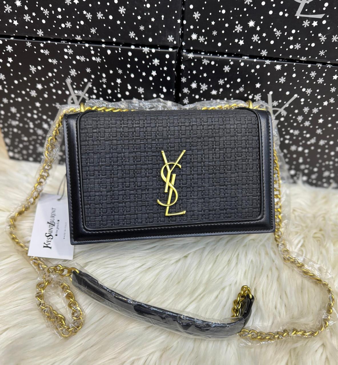 Saint Laurent Sunset Medium Fox Bag